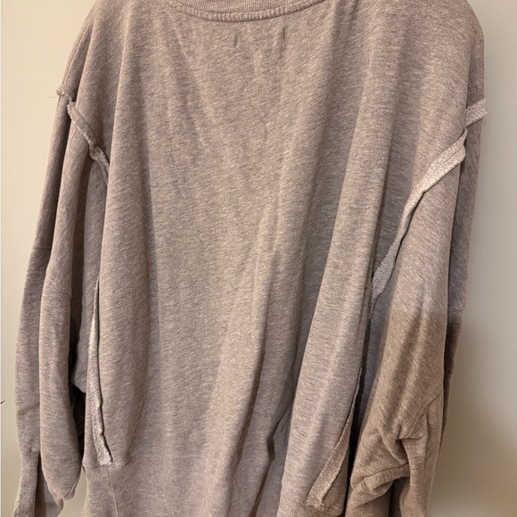 We The Free Gray and Green Number Sweatshirt - Picture 4 of 4